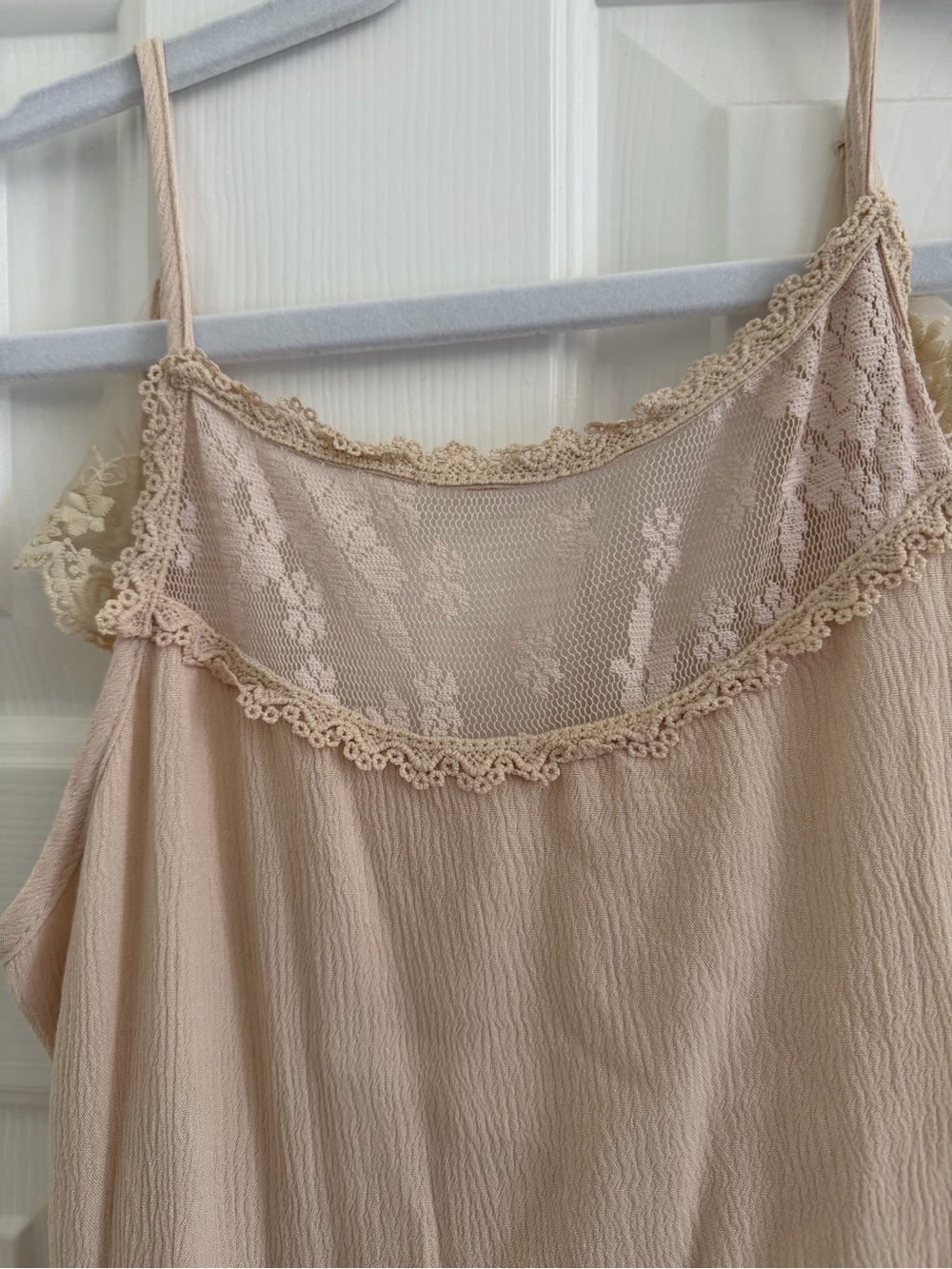 Blush Lace Tiered Maxi Skirt - Picture 3 of 3